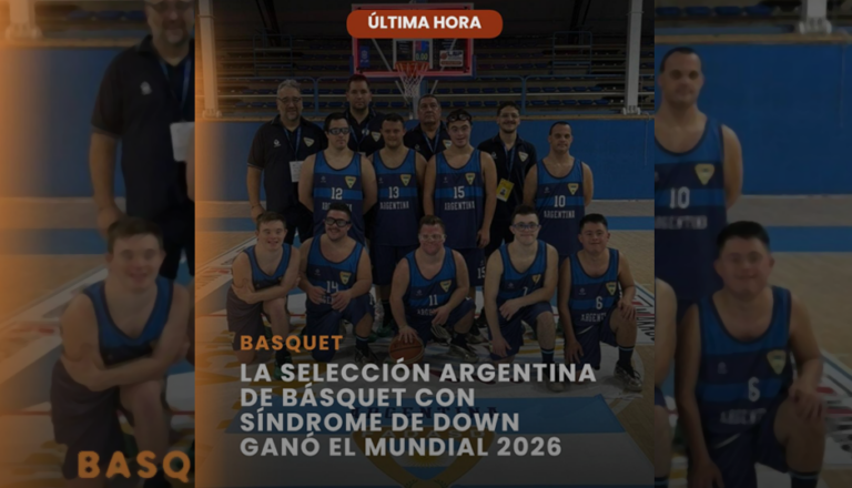 Lee más sobre el artículo La Selección Argentina de Básquet con síndrome de Down ganó el Mundial 2026