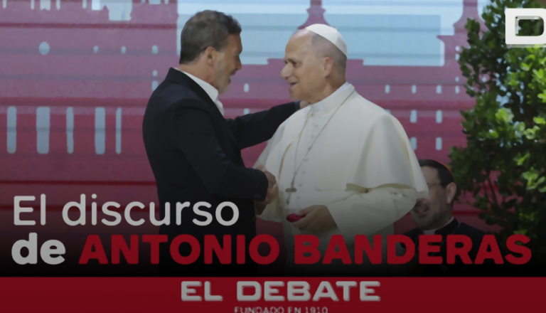 Lee más sobre el artículo El emotivo discurso de Banderas ante el Papa: «Confieso haber sido víctima del hechizo de Dios»