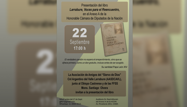 Lee más sobre el artículo Presentación del libro: «Larrabure, Voces para el Reencuentro»